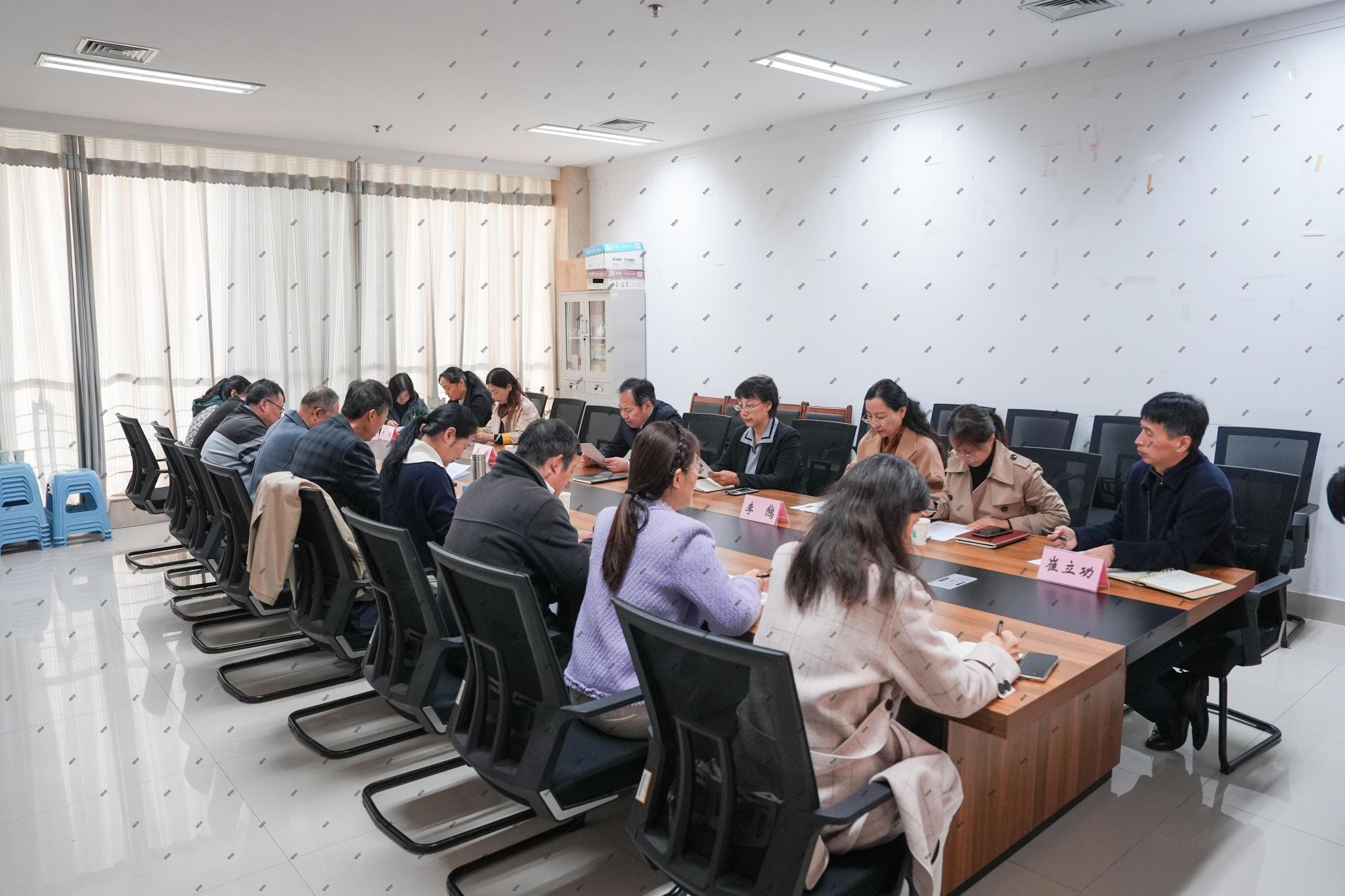 刘荩一带队到公司开展期中教学诊断